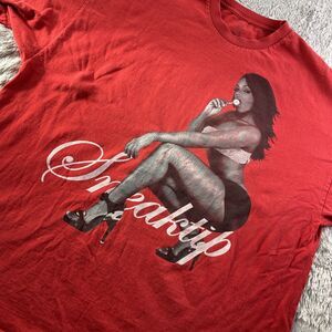 Sneaktip Shirt Mens 3XL Red Streetwear Lollipop Hip Hop Brooklyn New York